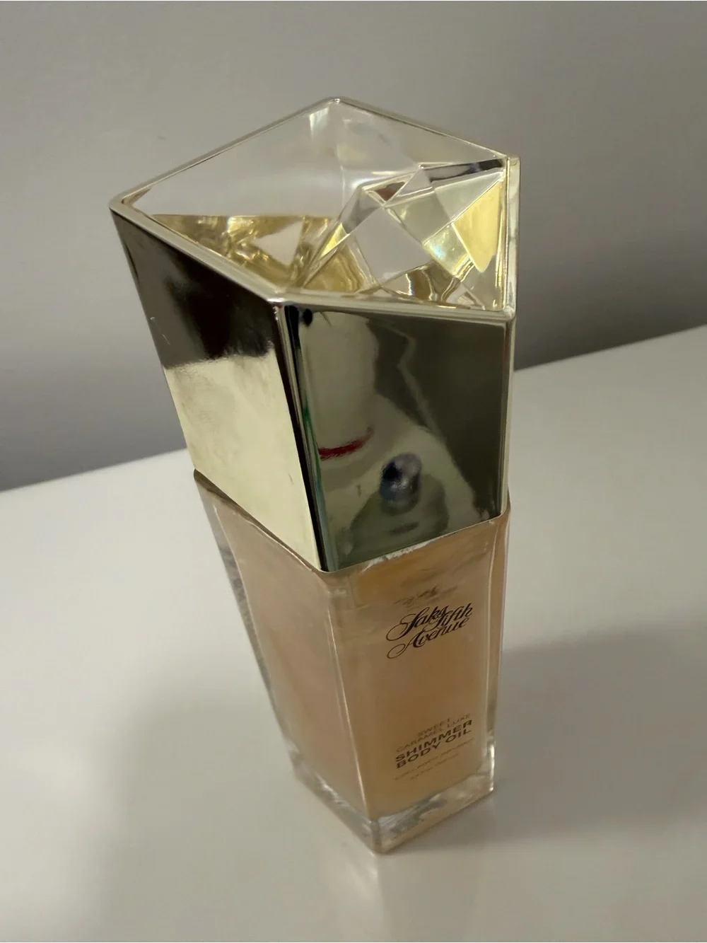 Saks Fifth Avenue Sweet Caramel Luxe Shimmer Body Oil (3.4oz/100mL) - New